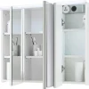 Spiegelschrank Four weiß B/H/T: ca. 80x68x23 cm