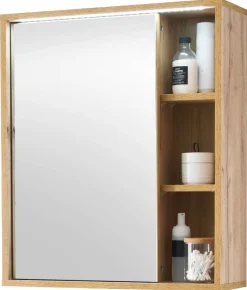 Spiegelschrank Greece Wildeiche Nachbildung B/H/T: ca. 60x70x20 cm