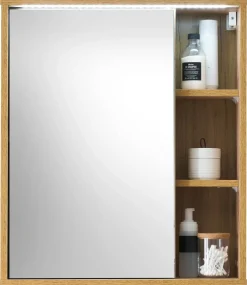 Spiegelschrank Greece Wildeiche Nachbildung B/H/T: ca. 60x70x20 cm