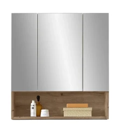 Spiegelschrank Heppo Eiche Eiche Viking Nachbildung B/H/T: ca. 65x71x20 cm