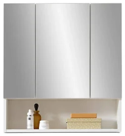 Spiegelschrank Heppo weiß B/H/T: ca. 65x71x20 cm