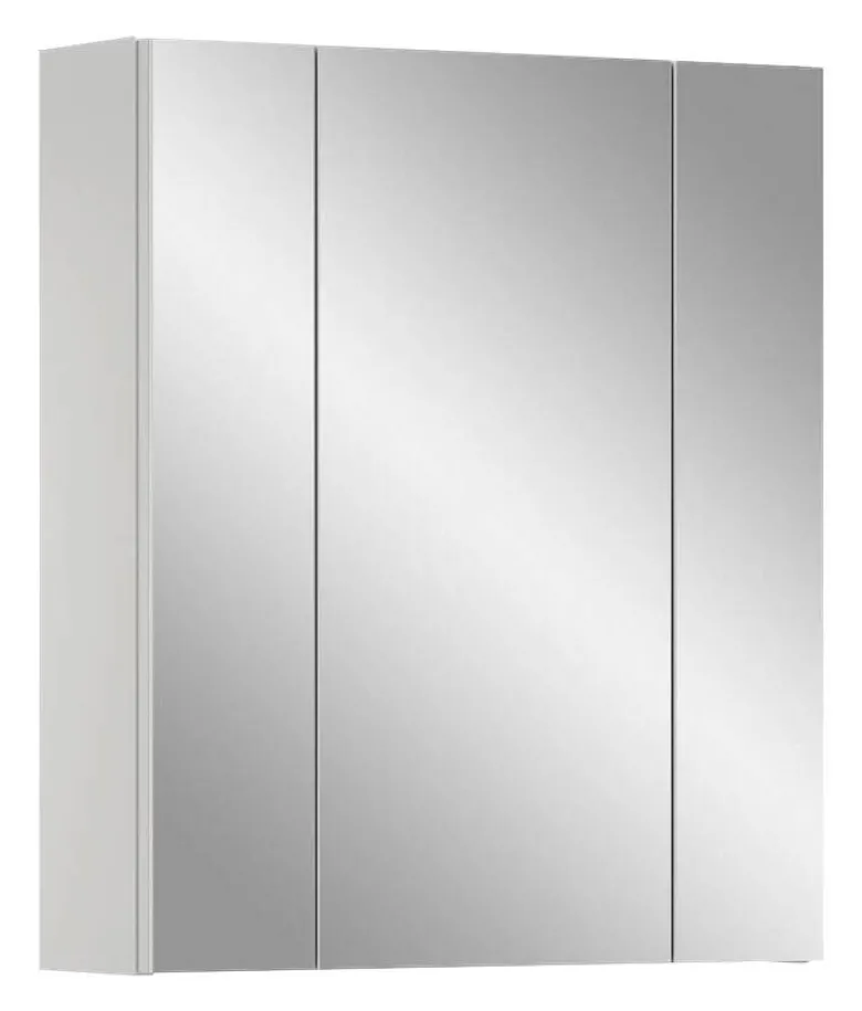 Spiegelschrank Ice weiß weiß Hochglanz B/H/T: ca. 60x55x46 cm