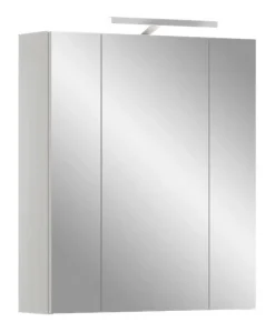 Spiegelschrank Ice weiß weiß Hochglanz B/H/T: ca. 60x55x46 cm