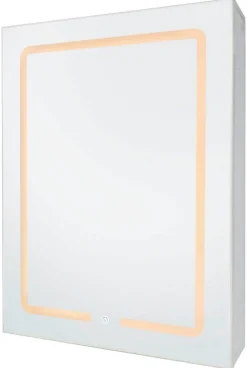 Spiegelschrank Josi weiß B/H/T: ca. 60x80x15 cm