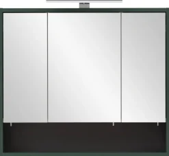 Spiegelschrank Kent waldgrün B/H/T: ca. 70x64,2x16 cm