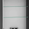 Spiegelschrank Lanos anthrazit B/H/T: ca. 50x75x16 cm