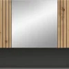 Spiegelschrank Mone Basalt Nachbildung Artisan Oak Nachbildung B/H/T: ca. 80x55x17 cm