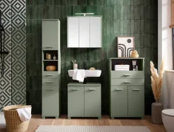 Spiegelschrank Mono Pistazie B/H/T: ca. 65x62,7x16 cm