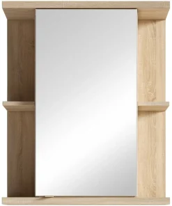 Spiegelschrank NEBRASKA Eiche Nachbildung B/H/T: ca. 60x70x25 cm