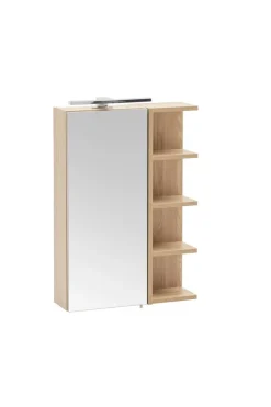 Spiegelschrank Piazza Eiche Nachbildung B/H/T: ca. 49,7x74,8x16 cm