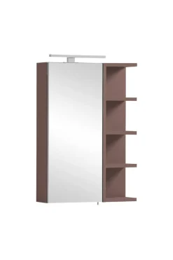 Spiegelschrank Piazza mauve B/H/T: ca. 49,7x74,8x16 cm