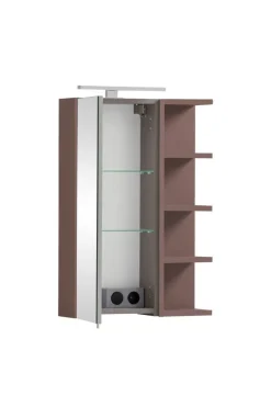 Spiegelschrank Piazza mauve B/H/T: ca. 49,7x74,8x16 cm
