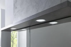 Spiegelschrank Praya Dark Concret Nachbildung weiß B/H/T: ca. 79x71x28 cm