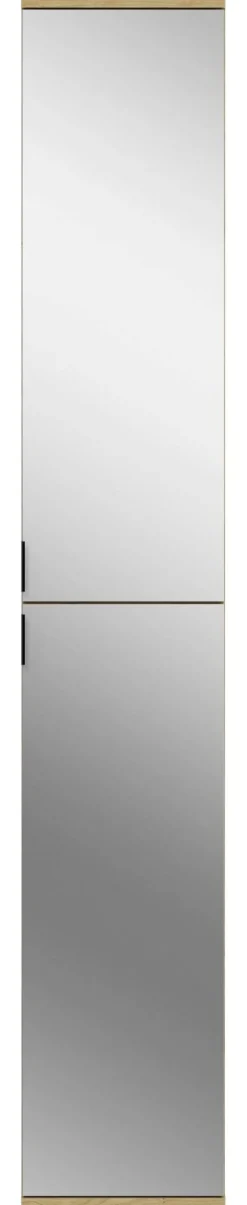 Spiegelschrank PROJEKT Eiche Artisan Nachbildung Spiegel Spanplatte B/H/T: ca. 30x193x34 cm
