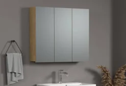 Spiegelschrank Pure Bliss Eiche Evoke Oak Nachbildung B/H/T: ca. 80x67x17 cm