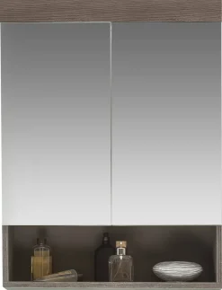 Spiegelschrank Runner Rauchsilber Nachbildung B/H/T: ca. 58x75x18 cm
