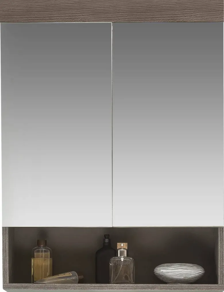 Spiegelschrank Runner Rauchsilber Nachbildung B/H/T: ca. 58x75x18 cm