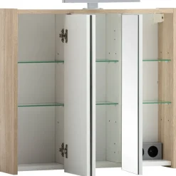 Spiegelschrank Sander Eiche Nachbildung B/H/T: ca. 65x62,7x16 cm