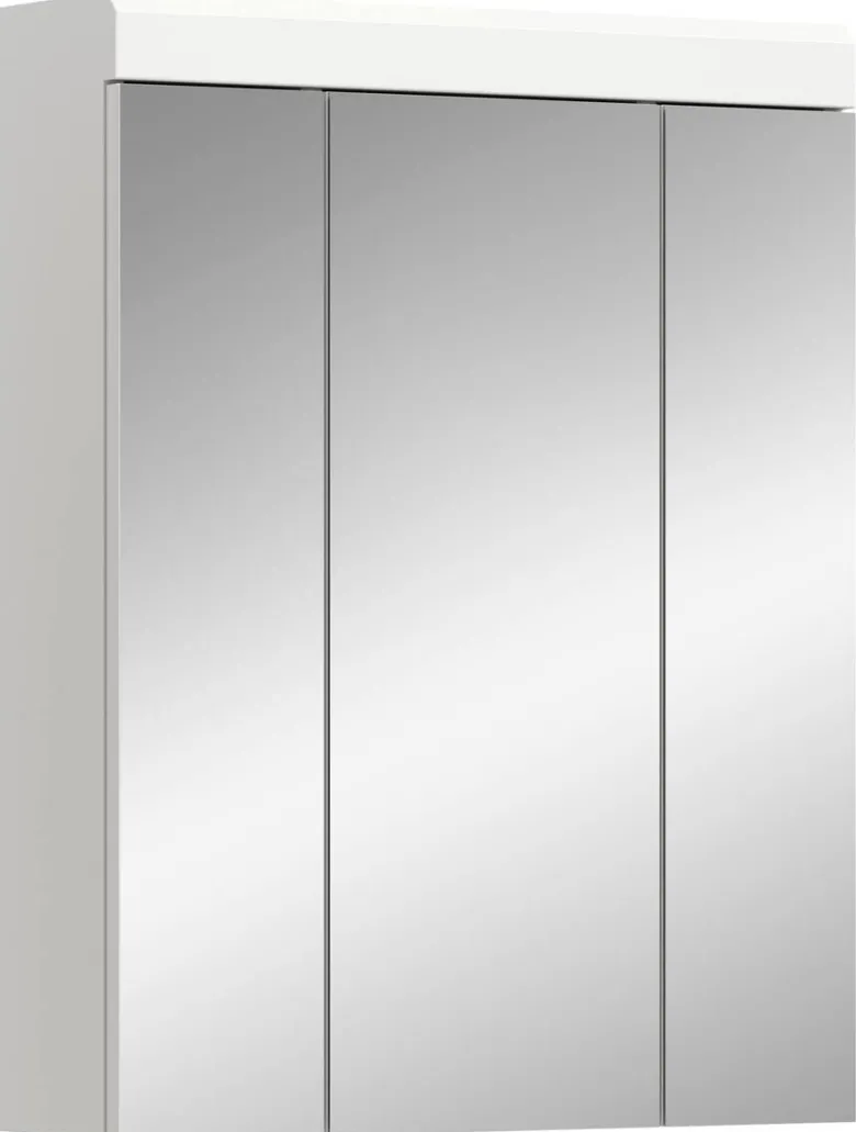 Spiegelschrank Scout weiß weiß Hochglanz B/H/T: ca. 60x79x18 cm