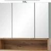 Spiegelschrank Smilla Eiche Landhaus Nachbildung Pistazie B/H/T: ca. 67x64,7x16 cm
