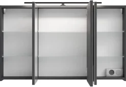 Spiegelschrank SPREE anthrazit B/H/T: ca. 100x60x15 cm