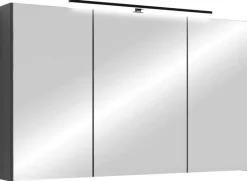 Spiegelschrank SPREE anthrazit B/H/T: ca. 100x60x15 cm