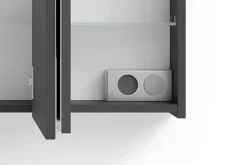Spiegelschrank SPREE anthrazit B/H/T: ca. 100x60x15 cm