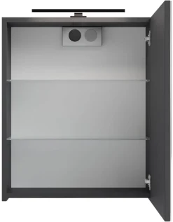 Spiegelschrank SPREE anthrazit B/H/T: ca. 50x60x15 cm