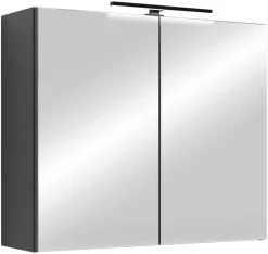 Spiegelschrank SPREE anthrazit B/H/T: ca. 70x60x15 cm