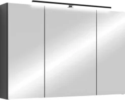 Spiegelschrank SPREE anthrazit B/H/T: ca. 90x60x15 cm