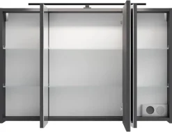 Spiegelschrank SPREE anthrazit B/H/T: ca. 90x60x15 cm