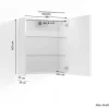 Spiegelschrank SPREE weiß B/H/T: ca. 50x60x15 cm