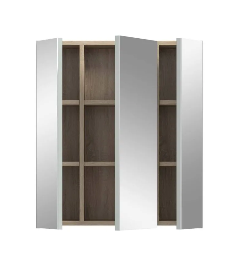 Spiegelschrank STAR Eiche Nachbildung B/H/T: ca. 60x68x19 cm