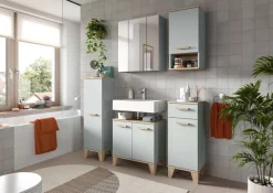 Spiegelschrank STAR Eiche Nachbildung B/H/T: ca. 60x68x19 cm