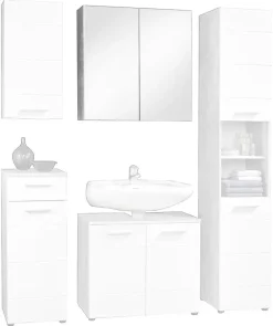 Spiegelschrank Stockholm Beton Optik B/H/T: ca. 70x71x23 cm