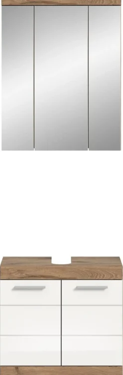 Spiegelschrank Wave Nachbildung B/H/T: ca. 60x79x18 cm