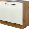 Spülenschrank Avila Magnolie matt B/H/T: ca. 100x85x60 cm