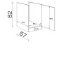 Spülenschrank Capri schwarz matt B/H/T: ca. 50x82x57 cm