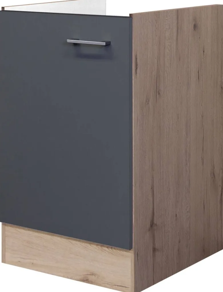 Spülenschrank Morena grau matt B/H/T: ca. 50x82x57 cm