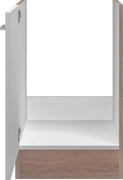 Spülenschrank Samoa weiß Eiche Nachbildung B/H/T: ca. 50x82x57 cm