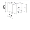 Spülenschrank Samoa weiß Eiche Nachbildung B/H/T: ca. 100x85x60 cm