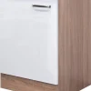 Spülenschrank Valero weiß Hochglanz B/H/T: ca. 50x82x57 cm