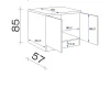 Spülenschrank Wito weiß B/H/T: ca. 100x85x60 cm