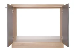 Spülenunterschrank Merle grau B/H/T: ca. 100x85x60 cm