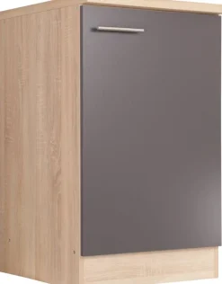 Spülenunterschrank Merle grau B/H/T: ca. 50x85x60 cm