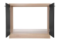 Spülenunterschrank Merle schwarz B/H/T: ca. 100x85x60 cm