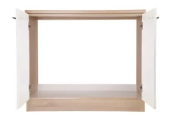 Spülenunterschrank Merle weiß B/H/T: ca. 100x85x60 cm