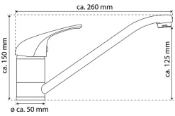 Spültisch-Armatur Grande Vita Classic Chrom