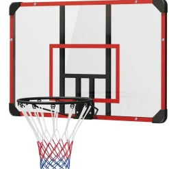 SPORTNOW Basketballkorb rot Kunststoff B/H/L: ca. 61x73x113 cm