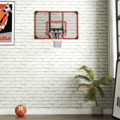 SPORTNOW Basketballkorb rot Kunststoff B/H/L: ca. 61x73x113 cm